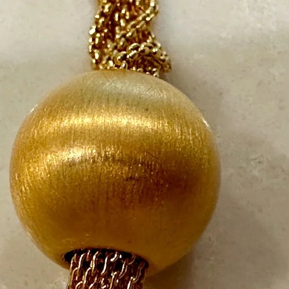 Dean Davidson 19" Drop 22 Karat Gold Plated Statement Necklace - Picture 5 of 7